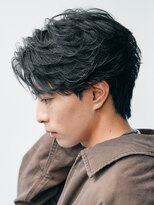 フィフスパーク(fifth PARK)&nbsp;渋谷センターパートツイストスパイラルパーマメンズマッシュ