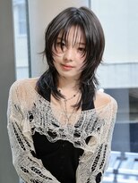 エムスラッシュ みなとみらい馬車道店(M SLASH)&nbsp;ダークアッシュ/シャギーカット/ハイレイヤーウルフ/馬車道