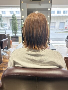 ファム 十日市店(femme) 40代グレイカバーカラー