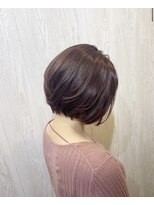 TELA HAIR 石岡店【テーラヘアー】【4月15日NEW OPEN（予定）】 &nbsp;ピンクブラウン×ショートボブ【TELA HAIR 石岡】