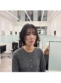 小顔効果♪レイヤーボブ