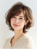 ビフィーノ リルネ(Bifino Rilune)&nbsp;40代　可愛い丸みハイライトボブ