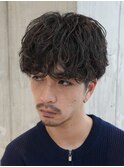 渋谷シャドウパーママッシュ波巻きスパイラルパーマルーズパーマ
