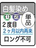 《2ヶ月・以内再来》【2回目】白髪染めリタッチ（【1】 OR 【2】）