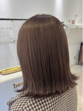 ビューバイネオリーブ 用賀店(Beau'r by neolive) ストレートパーマ縮毛矯正ダークパープル夏ミルクブラウン[用賀]