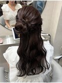 『Rio』くるみちゃんヘア/ハーフアップ/新宿ヘアメ