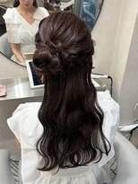 ラルム 新宿(LARME)&nbsp;『Rio』くるみちゃんヘア/ハーフアップ/新宿ヘアメ