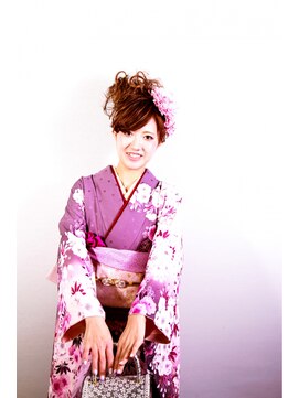 オーバーキャプテンネイキッド(OVER CAPTAIN NAKED) 成人式立体カール☆へアセット