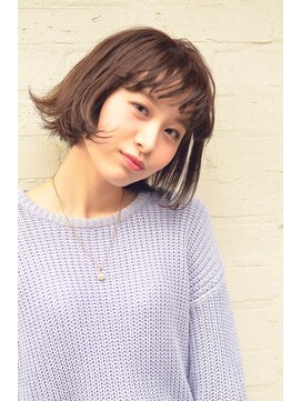 コイ(coii) ☆ウェット束感バングのピンクラベンダーボブ☆【coii】