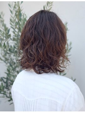 モカ ヘアーデザイン(moca HAIR DESIGN) 柔らかいミディアムパーマスタイル