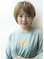 アンアミ オモテサンドウ(Un ami omotesando)&nbsp;【Un ami】《増永剛大》パーマなしで柔らかい質感のショートボブ