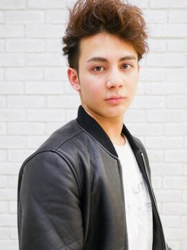 クアトロ グランシュ 川崎店(QUATRO × GranCieux) 【QUATRO】1Dハリー風無造作ブリティッシュヘアー