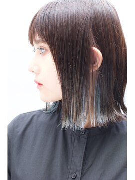 ツイッグ(twig) インナーカラー、グリーン