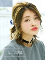 ヘアアンドライフ エジェリデイズ(hair&life egerie days)&nbsp;ゆるかわ校閲ガールアレンジ