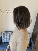大人ハイライトグレーアッシュ