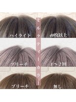 チョビー(Chobii)&nbsp;表参道/グレージュカラー /ケアブリーチ/イルミナカラー