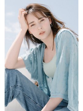 キャンディマーケット(Candy Market) ナチュラル/ヌーディー/顔まわりレイヤースタイル