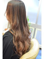 ポタム 東中野(potamu)&nbsp;ロングヘアのデザインカラー