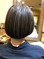 メム(MEM)&nbsp;白髪染めをやめて早2年くらいのお客様。素材を活かし丁寧に施術