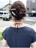 【中井千佳】ボブでもできる、アップ風アレンジ♪