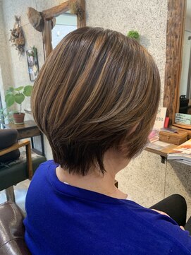 クラク 羽根木店(kuraku) ショート×ハイライト