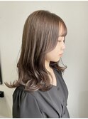 【髪質改善】foggy beige /艶髪/透明感/トリートメント