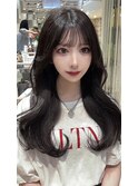☆大人可愛いお姉さんカットふんわりカールグレーベージュ