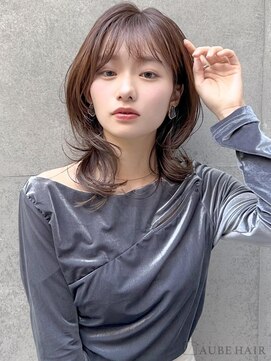 オーブ ヘアー プラス 金沢2号店(AUBE HAIR plus) 20代・30代_ミディアムウルフレイヤー