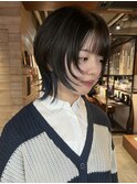 【ミディアムウルフ×インナーカラーブルー】河野祐花