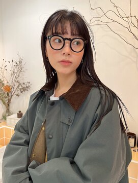 ネルケ 立川(nelke) ロングヘア×くすみカラー_髪質改善トリートメント_韓国