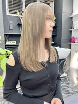 チュダック(ChuDuck)&nbsp;韓国風《ミルクティー》ハイトーン/ケアブリーチ/ダブルカラー