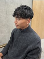 ヘアー アイス 御器所本店(HAIR ICI) 大人男性刈り上げナチュラルパーマビジカジ清潔感パーマ