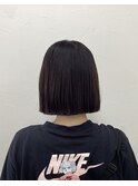 切りっぱなしボブ