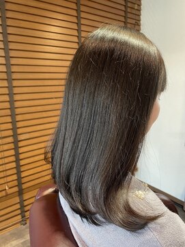 ラプチャー 蟹江店(rapture) シンプルだけどおしゃれ！ストレートセミロングで上品に