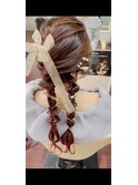 網みおろしアレンジスタイル