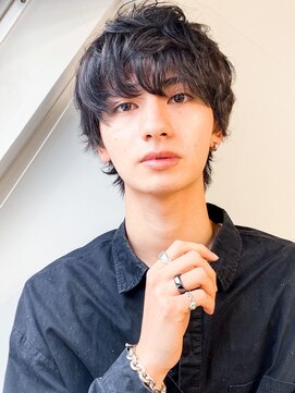 ボイスヘア(voice hair) 大人男性メンズカットニュアンスセンターパートナチュラル