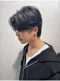 NEXTNEO石井/前下がりセンターパート襟足残し/静岡メンズ