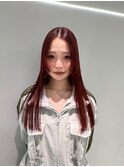【hinana】透明感溢れる、ワインレッド