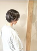 丸みショートボブ