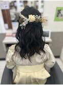 卒業式ヘアセット