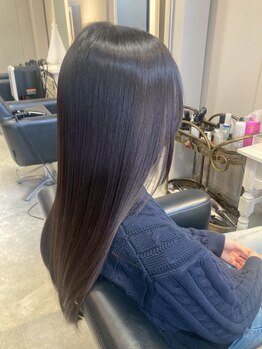 ロアソレイユ(Loa SoLeil)の写真/今までの縮毛矯正とは違う!クセやうねりを抑え、質の高い商材で自然なストレートを叶えます♪