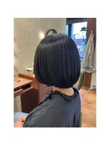 エルサフィロ キタハマ(el zafiro kitahama)&nbsp;20×30×40代×似合わせカット×内巻きボブ×お手軽スタイリング