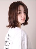 イメチェン似合わせカット20代30代40代外ハネレイヤーミディ0605