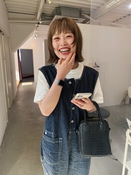 ノマド(nomad) ハイトーン/ベージュカラー/ボブレイヤー/顔まわりレイヤー