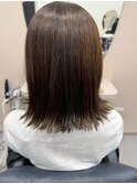 大人可愛い20代30代40代◎外はねベージュボブ
