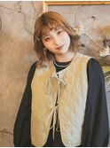 忙しい朝も楽に♪肩上ボブのゆるふわパーマ☆