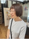 柔らかベージュブラウンカラー