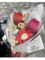 アオノバ バイ ラバーズ(Aono'Ba by LOVERS) 最近作成した編み物ブーケです♪可愛くできて大満足です!