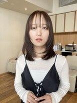 ネロ ヘアサロン ネイビー 渋谷(NERO HAIRSALON NAVY)&nbsp;【赤津美奈】レイヤーカット　オリーブベージュ