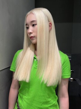 アルバム 渋谷パルコ(ALBUM) ハイトーンブリーチホワイトベージュブロンド_ba561671